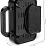 Breville Ultimate Deep Fill Toastie Maker | 2 Slice Sandwich Toaster | Removable Non-Stick Plates | Stainless Steel | Black Image 3