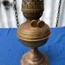 Double wick brass oil lamp Image 7