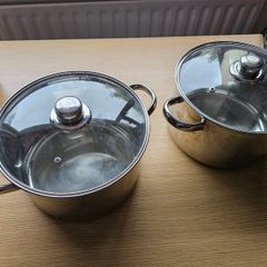 Sabichi stainless steel cooking pots 6 litres 6L