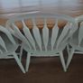 Solid oak table and chairs Image 6