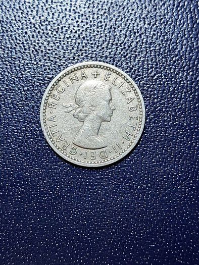 United Kingdom Six pence coin