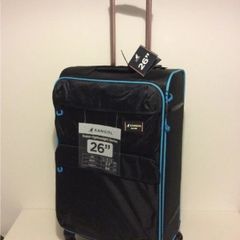 Kangol Superlight Soft Suitcases Black/Blue