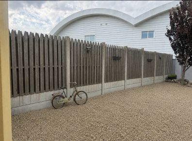 Timber fence