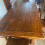 Solid Oak Dining Table and 8 Chairs Image 4