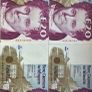 10 consecutive 20 pound banknotes Image 3