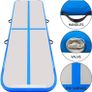 FREE EXPRESS SHIPPING Air Gymnastics Track Tumbling Mat/Inflatable Gymnastics Tumble Track Gym Mat for Home Use/Training/Cheerleading/Yoga/Water Fun Image 5