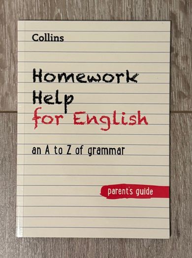 Collins Homework Help for English: An A to Z of Grammar (Parents Guide)