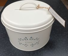 Cake/Biscuit storage tin. Jeff Banks