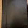 Title: Texier Paris Luxury Black Grained Leather Zipped A4 Portfolio Image 2