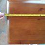 Soild mahogany locker / side table Image 6