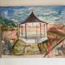 XL Original Painting of Bray Bandstand Wicklow Ireland Original Irish Art Image 3