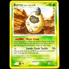 Burmy Sandy Cloak Lv.10 79/132 Common Diamond and Pearl Secret Wonders Pokemon Card 2007