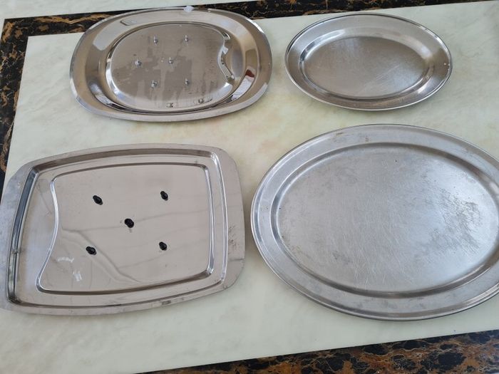 stainless steel trays
