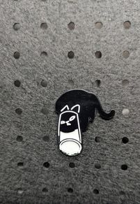 Cute cat enamel pin