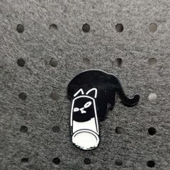 Cute cat enamel pin
