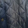 Benetton Navy Quilted Jacket Image 2