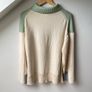 COS Merino Colourblock Knit Turtleneck Sweater Size M (Fits UK 14-16 Oversized) Image 8