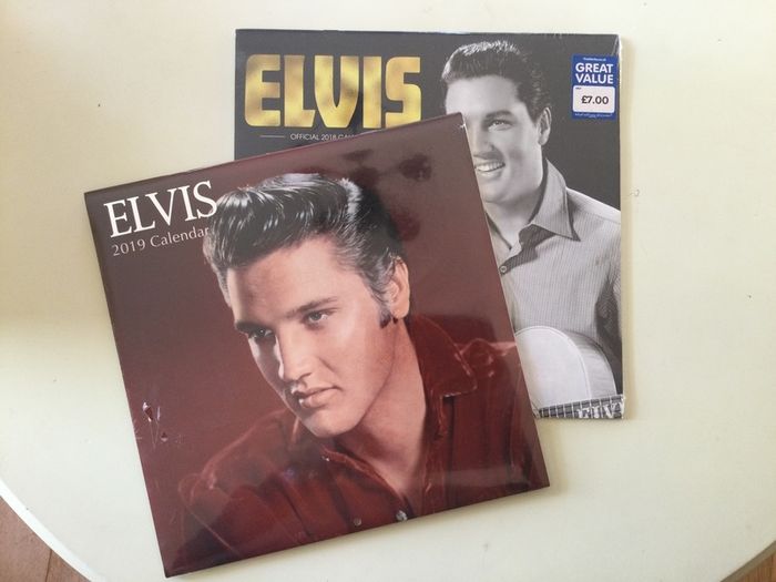 Memorabilia - Elvis Calendars X 2
