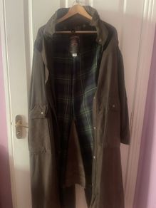 Oil skin coat