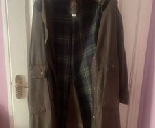Oil skin coat