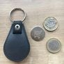 Synthetic  leather DAF keyring with shopping trolley token/coin Image 3