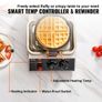 Commerical Round Waffle Maker 1300W Rotatable Non-Stick Waffle Iron 220V Image 3