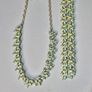 Stunning Vintage Signed Jewelcraft (Coro) Mid-Century Enamel Necklace & Bracelet Demi-Parure Set Image 3