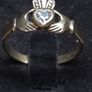 Vintage Irish 9ct Gold Claddagh Ring Dublin Hallmarked Size 56.5 Image 2