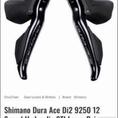 Dura Ace DI 2 Levers