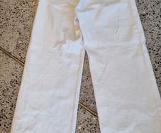 Monki Ecru wide leg jeans