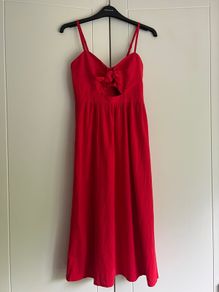 Red dress