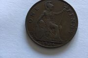 1936 George V British Penny 1d