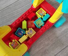 VTech Baby 4-in-1 Alphabet Train Ride On Red