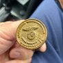 225g  WW2 NSDAP German Adolf Hitler bust Seal STAMP reproduction brass vintage retro Image 3