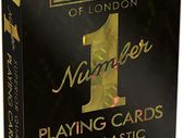 Black and Gold Waddingtons Number 1 Playing Cards Game , Red