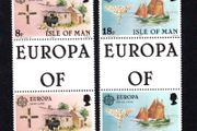 1981 Isle of Man Europa Folklore Commemorative Stamps Gutter Pairs Mint Never Hinged (MNH)