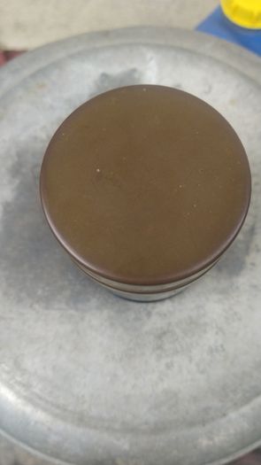 Aarikka Finland brass-lidded box