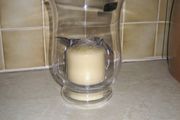 Newgrange clear glass hurricane holder