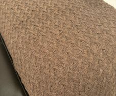 Throw / blanket in knit style