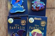 Disney pin set Fantasia 80 years