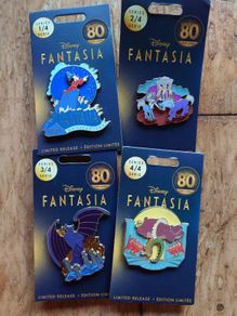 Disney pin set Fantasia 80 years