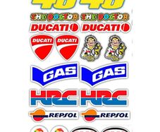 New Sponsor Cartoon Any Paste Motorcycle Bicycle Car Modification Stickers Helmet Toy Model Car Suitcase Decorative Decals