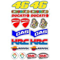 New Sponsor Cartoon Any Paste Motorcycle Bicycle Car Modification Stickers Helmet Toy Model Car Suitcase Decorative Decals