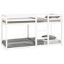 Bunk Bed without Mattress White 80x200 cm Solid Wood Pine Image 2