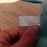Vintage Walt Disney Its A Small World Plush Blue Hippo Goebel USA Image 6