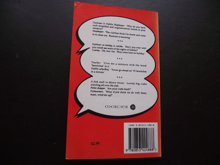 1977 'The Book of Dublinman Jokes' by Y.M. Hughes