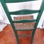 Sugan Chair painted in dark green Image 5