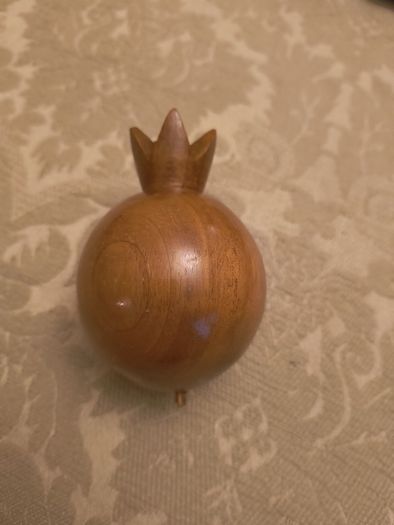 Carved Wooden Fruit.