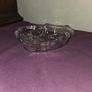 German made Walther Glass  Heart Shaped Trinket Bowl Image 6