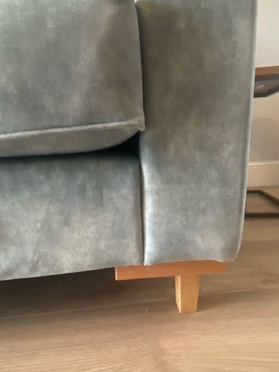 Finline Furniture Couch and Footstool Daytona